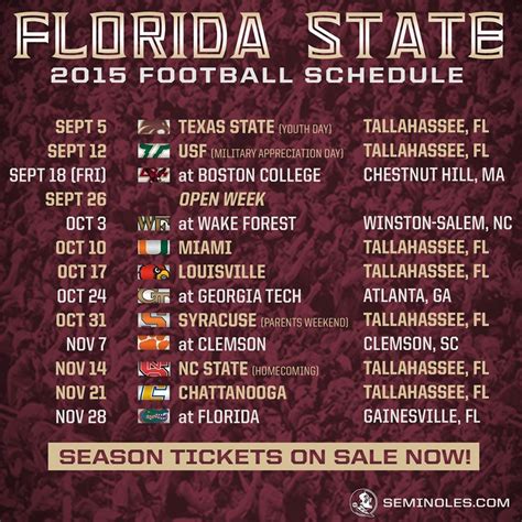 Fsu Football Schedule 2022 Printable